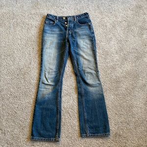 Silver Jeans Button Fly Straight Leg Jean